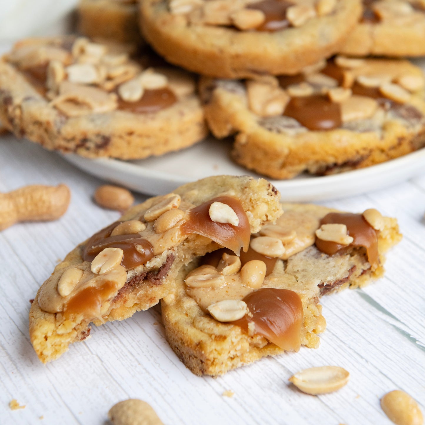 Cookies caramel cacahuète