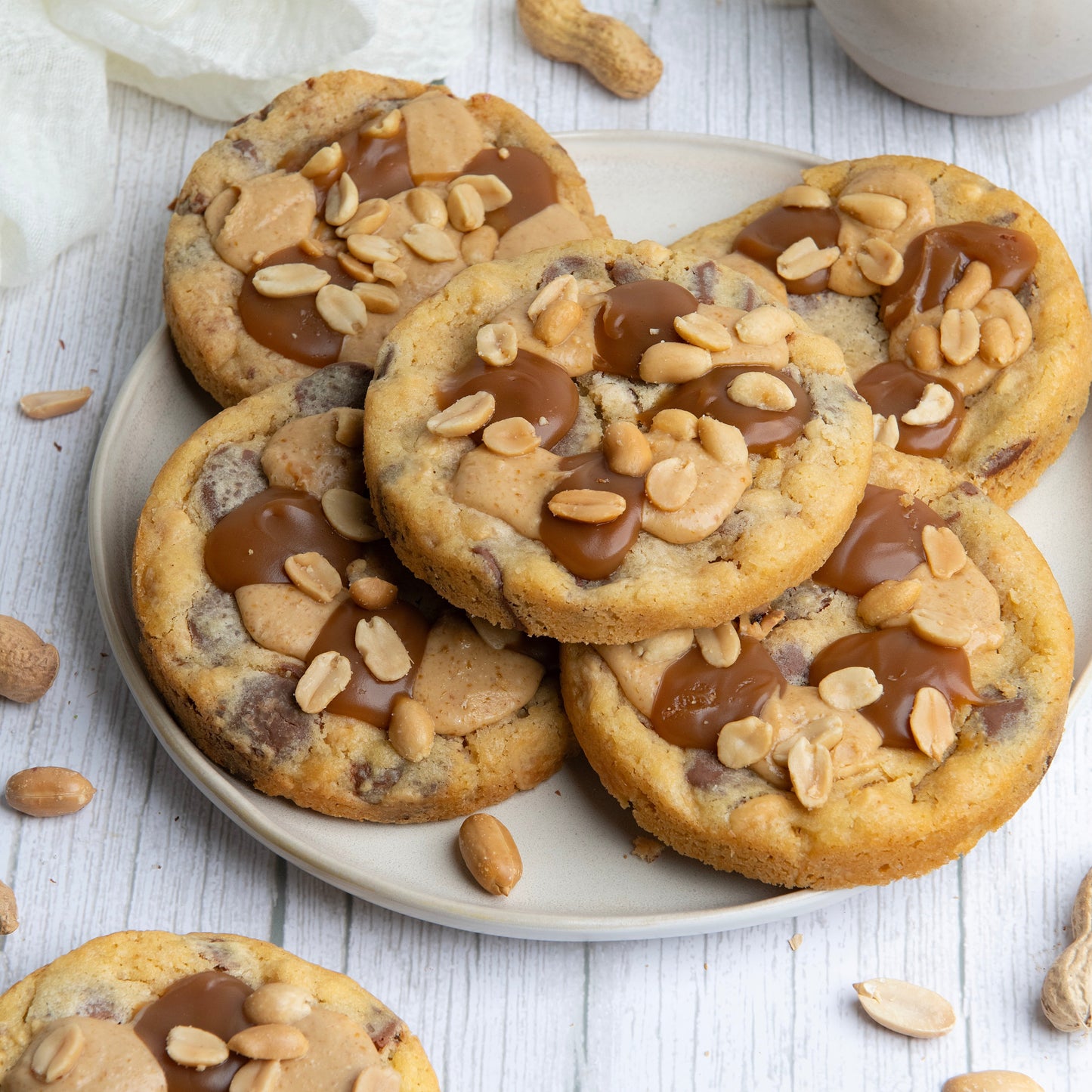 Cookies caramel cacahuète